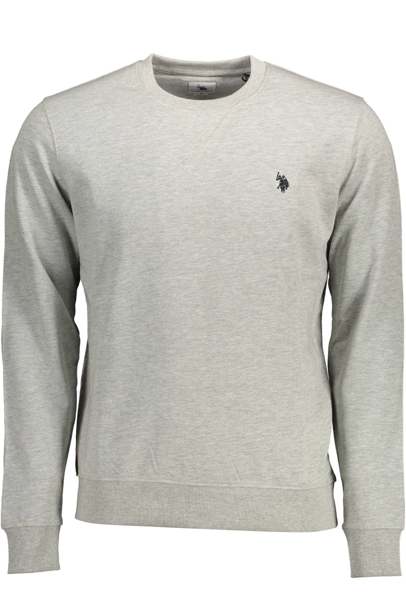 U.S. POLO ASSN. FELPA SENZA ZIP UOMO GRIGIO