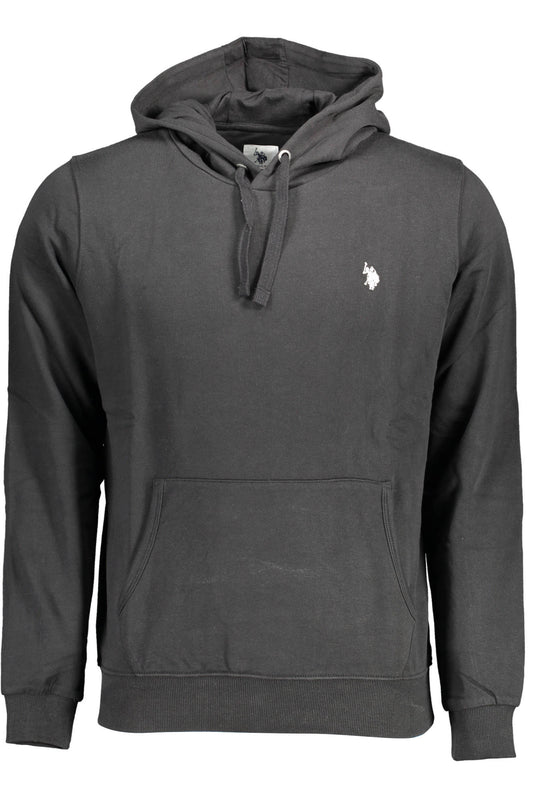 U.S. POLO ASSN. FELPA SENZA ZIP UOMO NERO