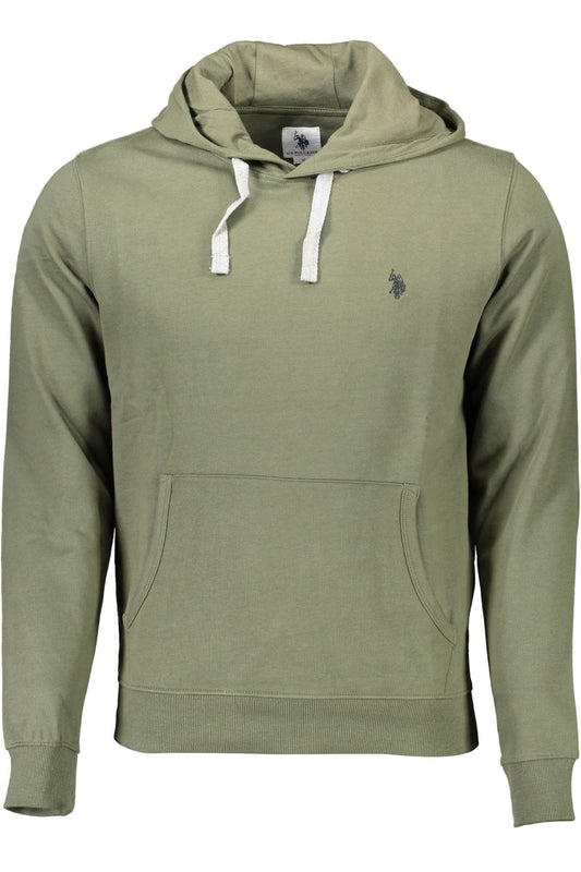 U.S. POLO ASSN. FELPA SENZA ZIP UOMO VERDE