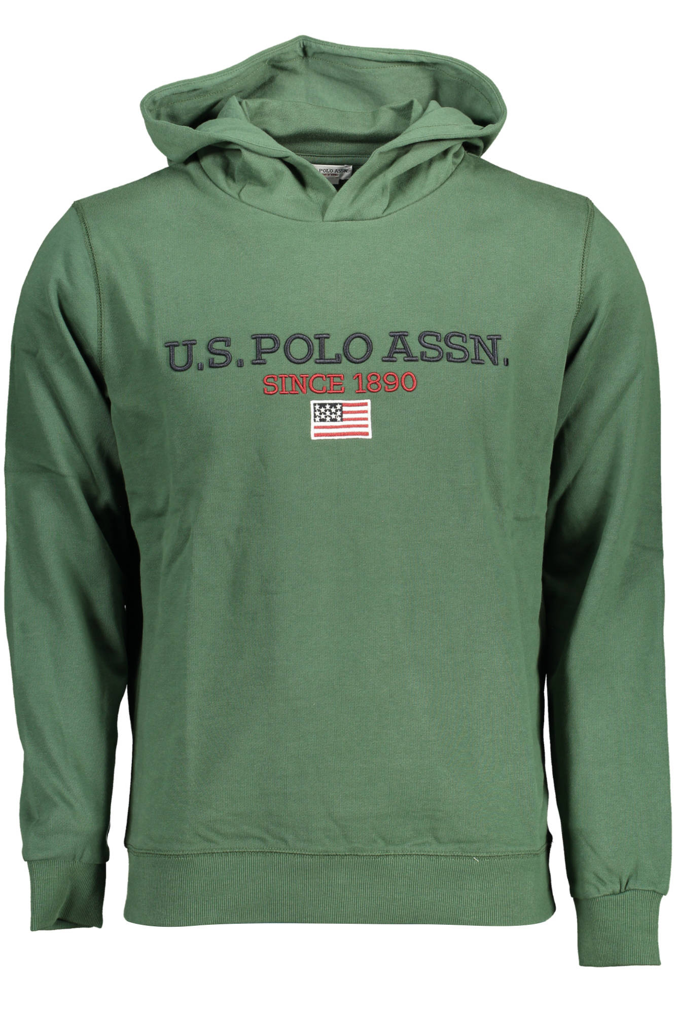 U.S. POLO ASSN. FELPA SENZA ZIP UOMO VERDE