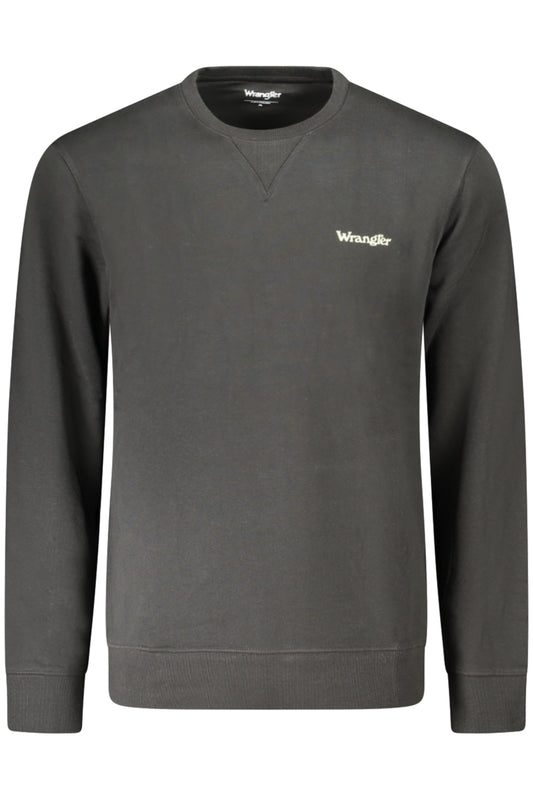 WRANGLER FELPA SENZA ZIP UOMO NERO